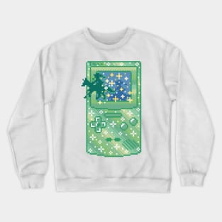 Galaxy Handheld Pixel Art Crewneck Sweatshirt